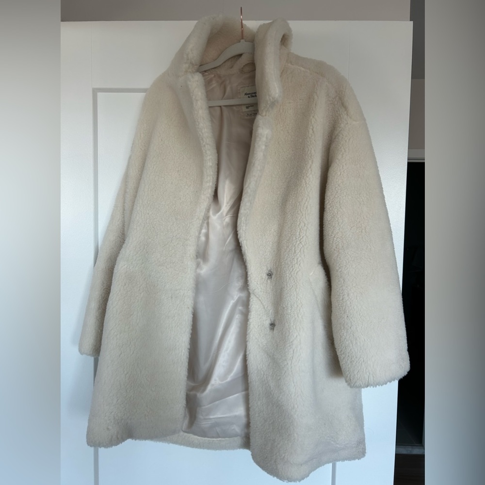 Abercrombie & Fitch Teddy Coat. worn once!